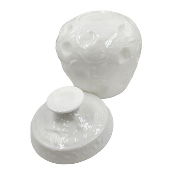 Vintage EL RANCHO Bryce Milk Gass Turnabout Cookie Jar / Canister Mid Century - Picture 12 of 14